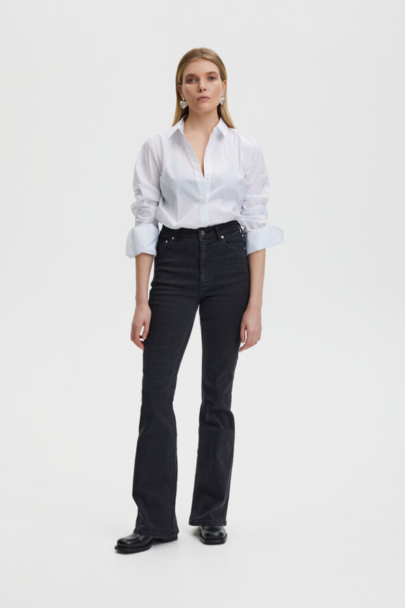 Gestuz EmilindaGZ HW flared jeans NOOS Washed grey