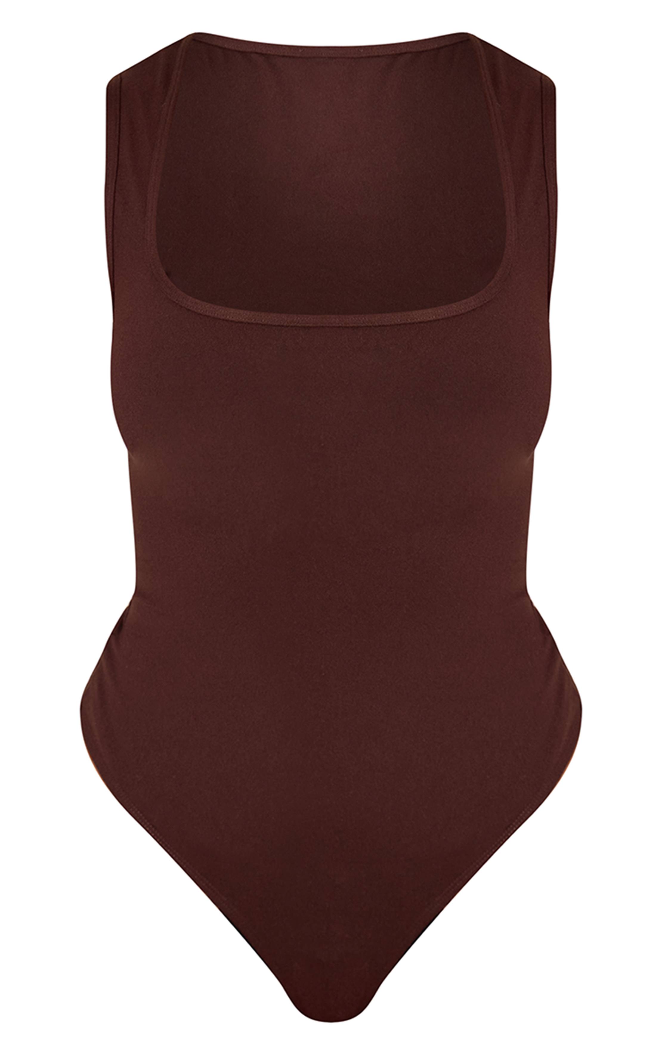 Chocolat Body Sculptant Col Carré Shape