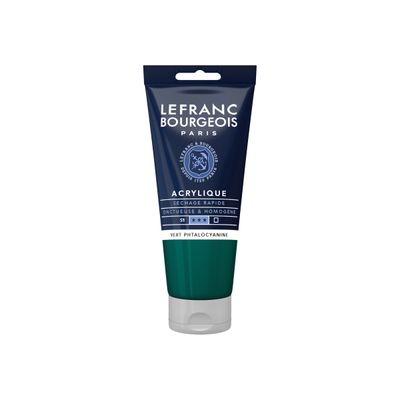 Lefranc Bourgeois - Peinture acrylique - vert phtalo - 80 ml