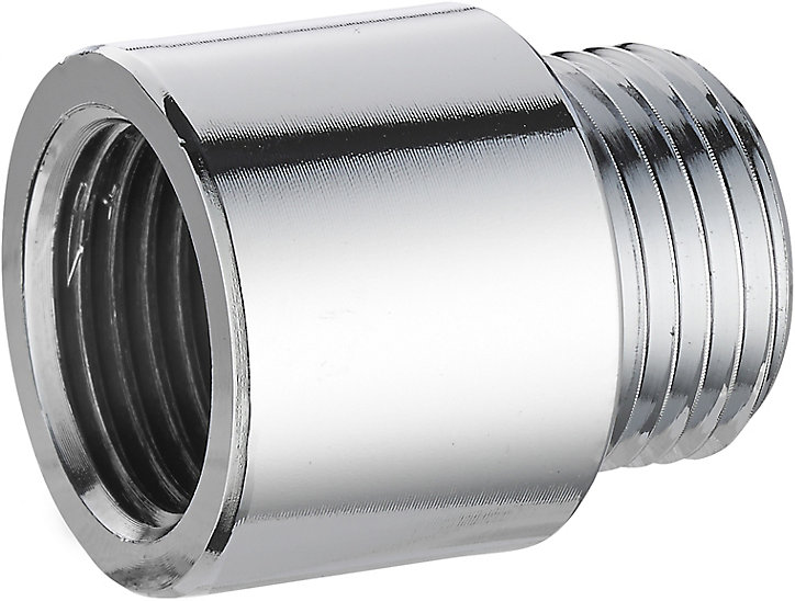 Allonge robinet chromé 25 mm 15 x 21