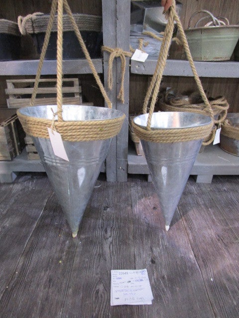 Intratuin hangpot zilver D 21 H 40 cm