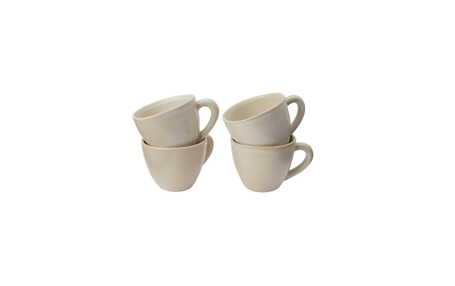 Kaffeebecher Capela 200 ml, 4 Stück, NatureHandgefertigtes Tassen-Set