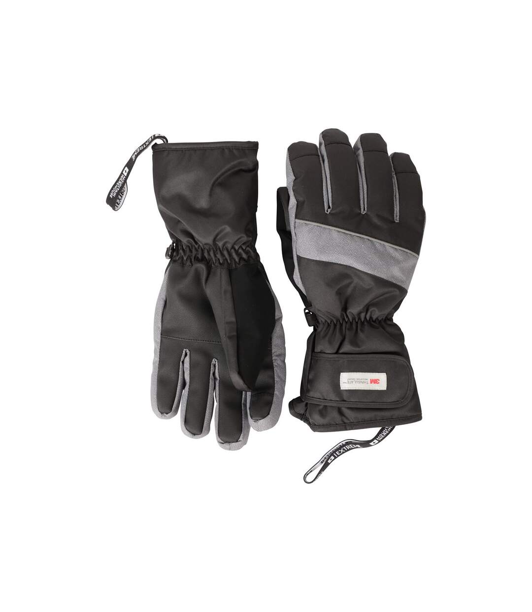 Mountain Warehouse - Gants de ski - Homme (Gris / Noir) - UTMW1512