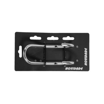 Kapstok 2 haken Gerome chroom zamak 58 mm