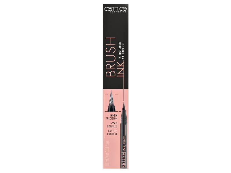 Catrice Eyeliner Brush Ink Tattoo Waterproof 010 schwarz Wasserfester Augenstift
