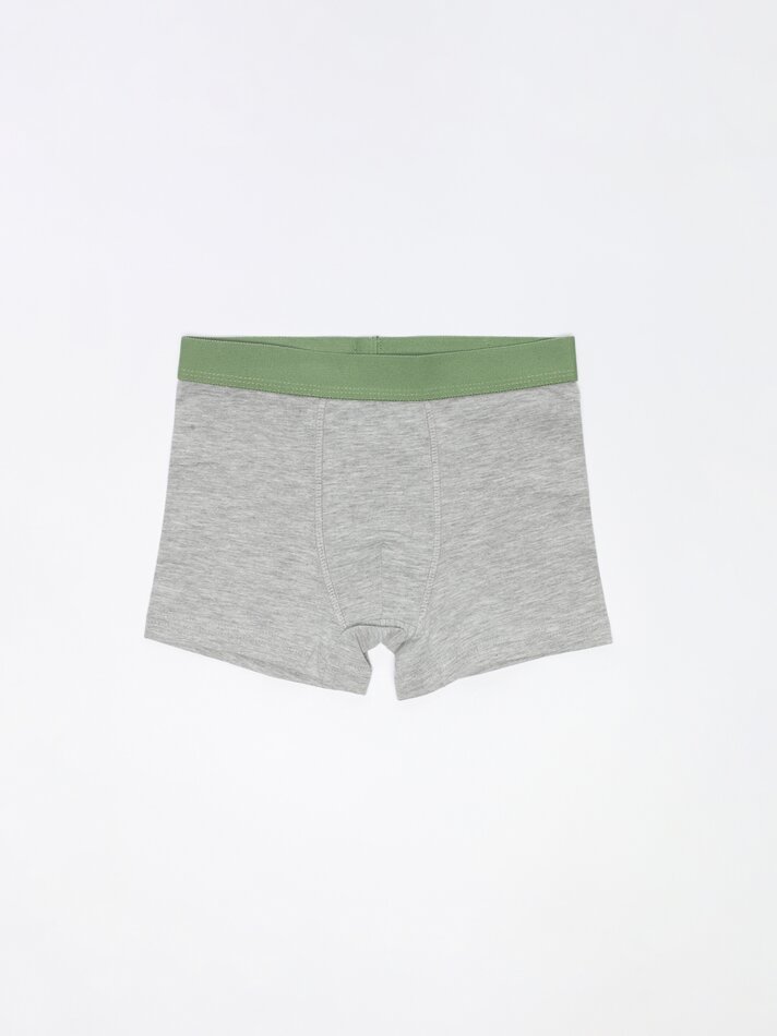 Pacote com 7 cuecas boxer estampadas - Cores Variadas