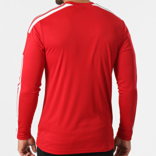 Tee Shirt De Sport Manches Longues A Bandes Squad 21 GN5791 Rouge