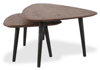 Salontafelset Espresso AC-49.054 Rock B110 x D65 x H40 cm