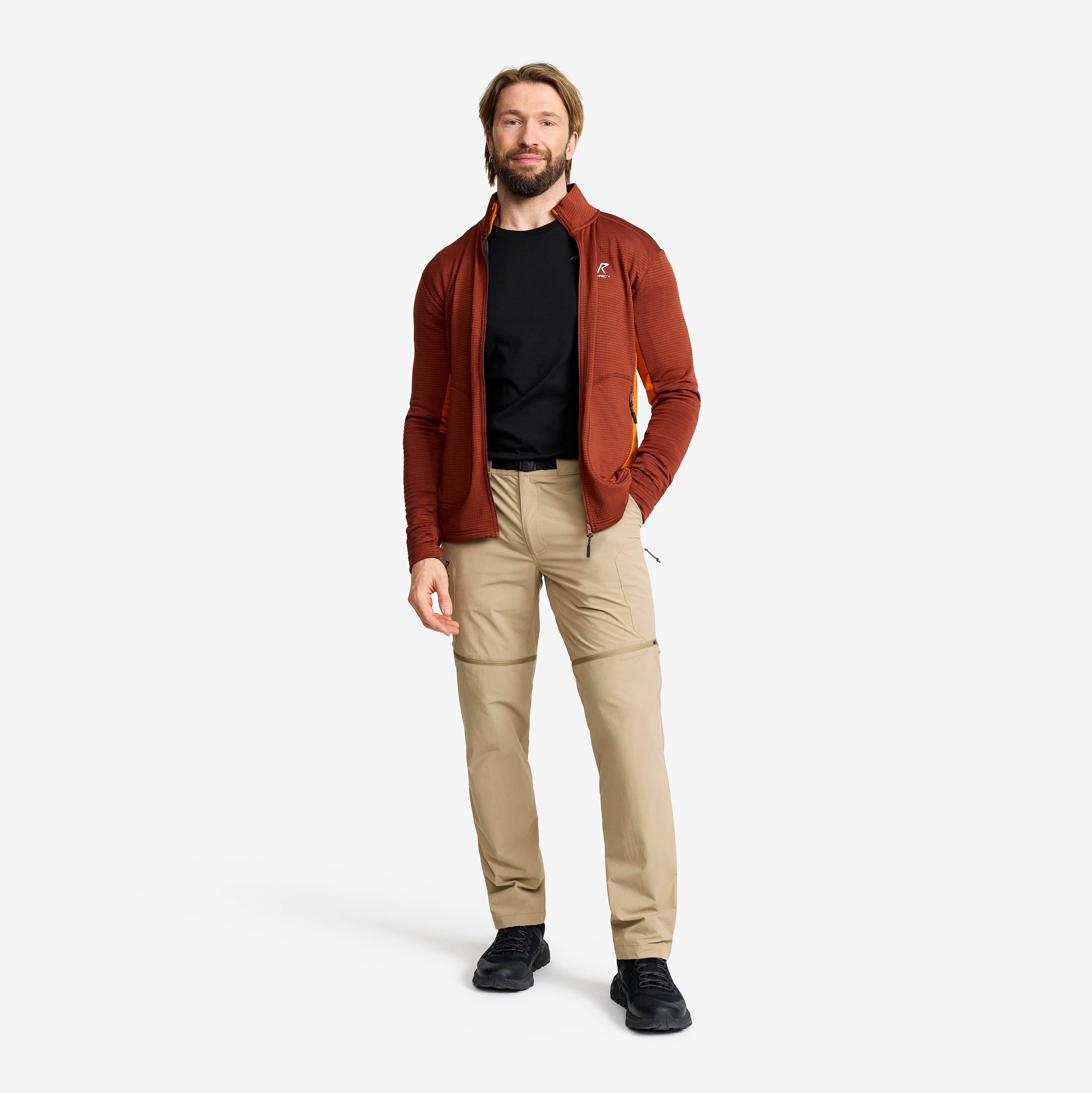 Elevate Hiking Zip-off Pants Herre Khaki