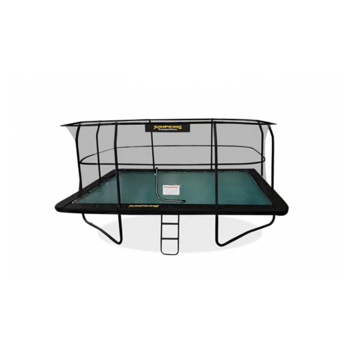 3m70 x 2m40 jumpking rectangulaire deluxe trampoline