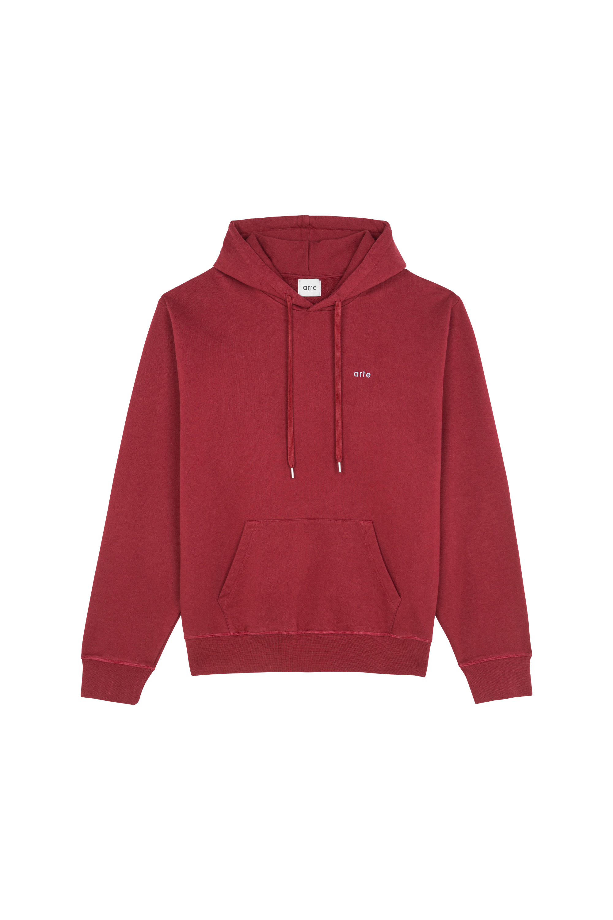 ARTE ANTWERP Hoodie Hank Back Multi Runner Rouge