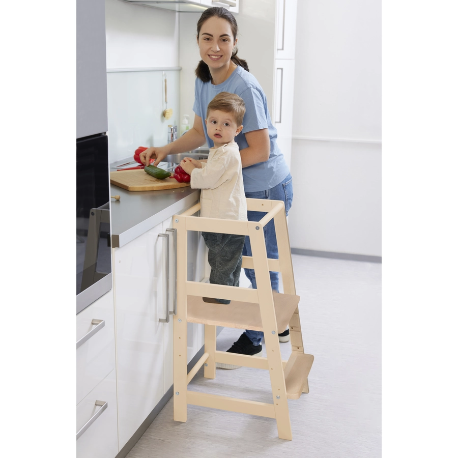 Schardt Lernturm Fabi natur lackiert
