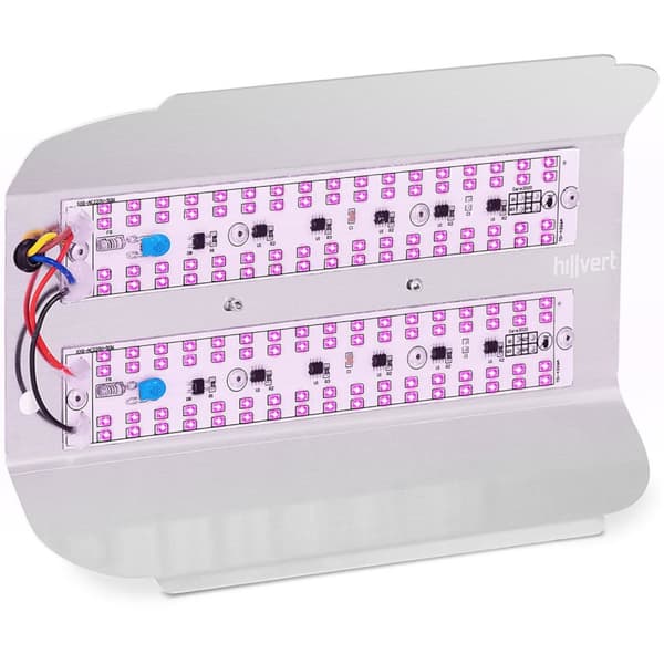 Plantevekstlampe fullspekter 25 x 17 cm 136 LED 100 W sølv
