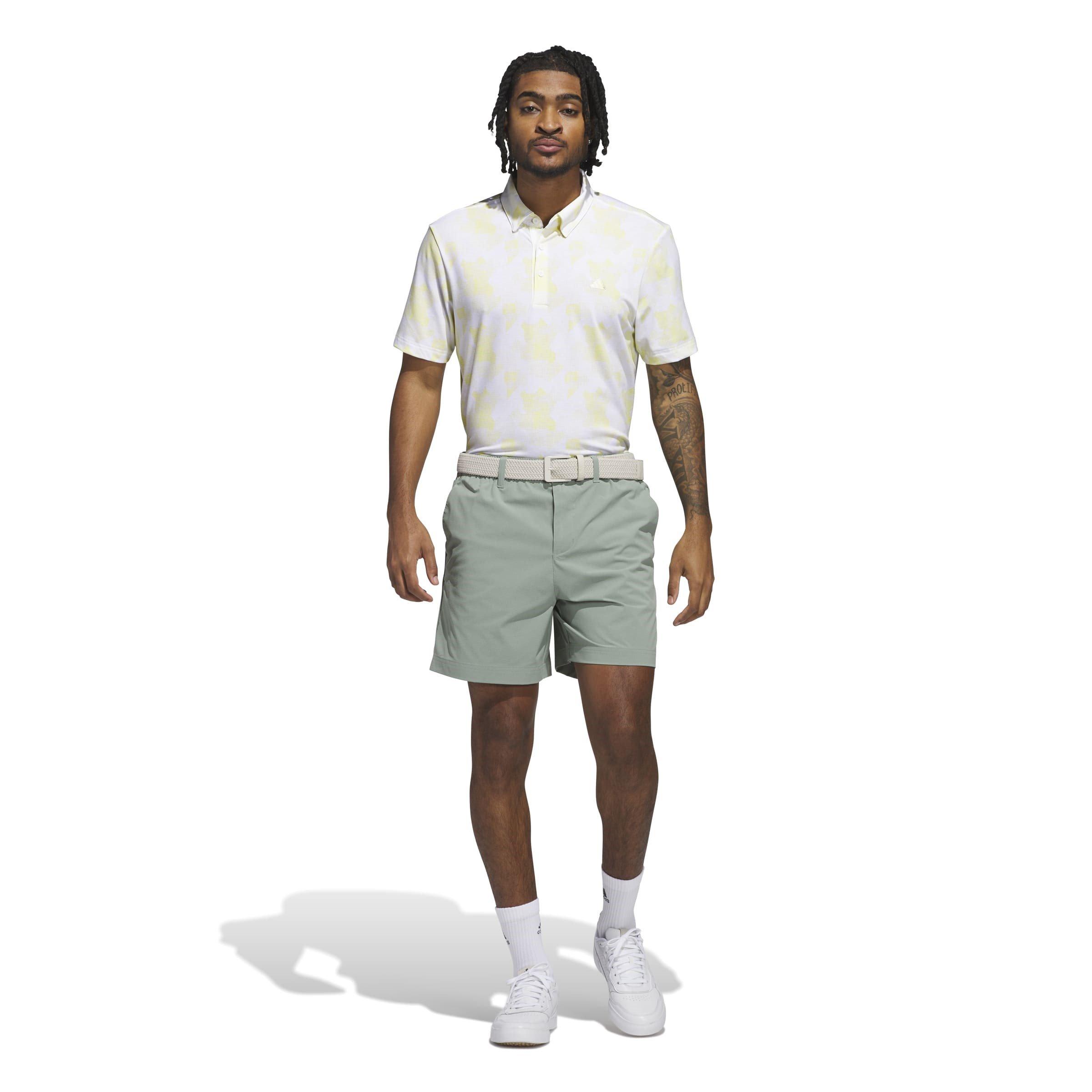 adidas All Over Print Golf Polo Shirt Mens