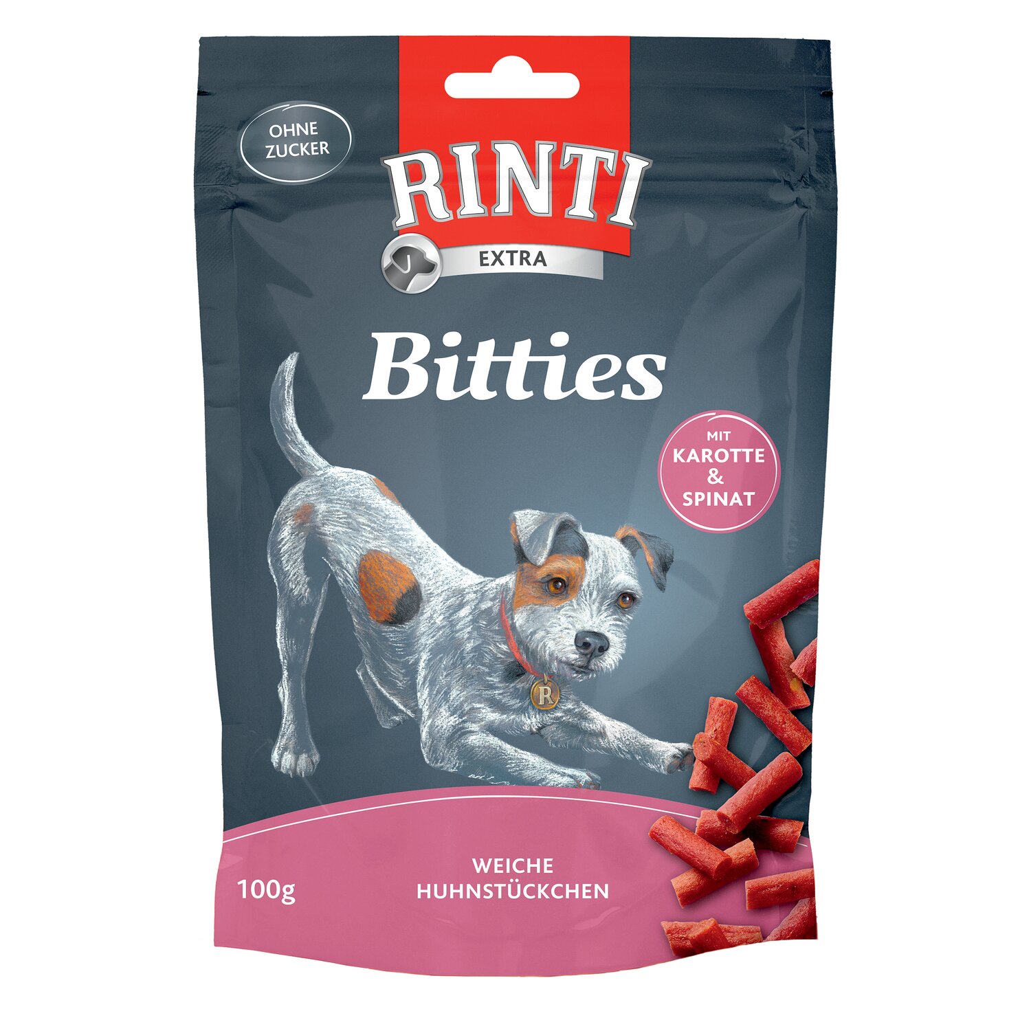 RINTI Snack Extra Bitties  - 100 g - Huhn