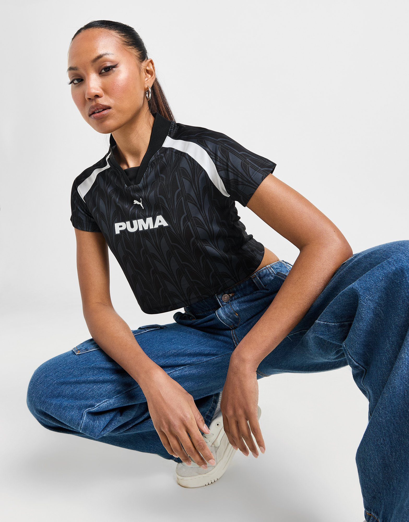 Puma Crop Top Football Femme