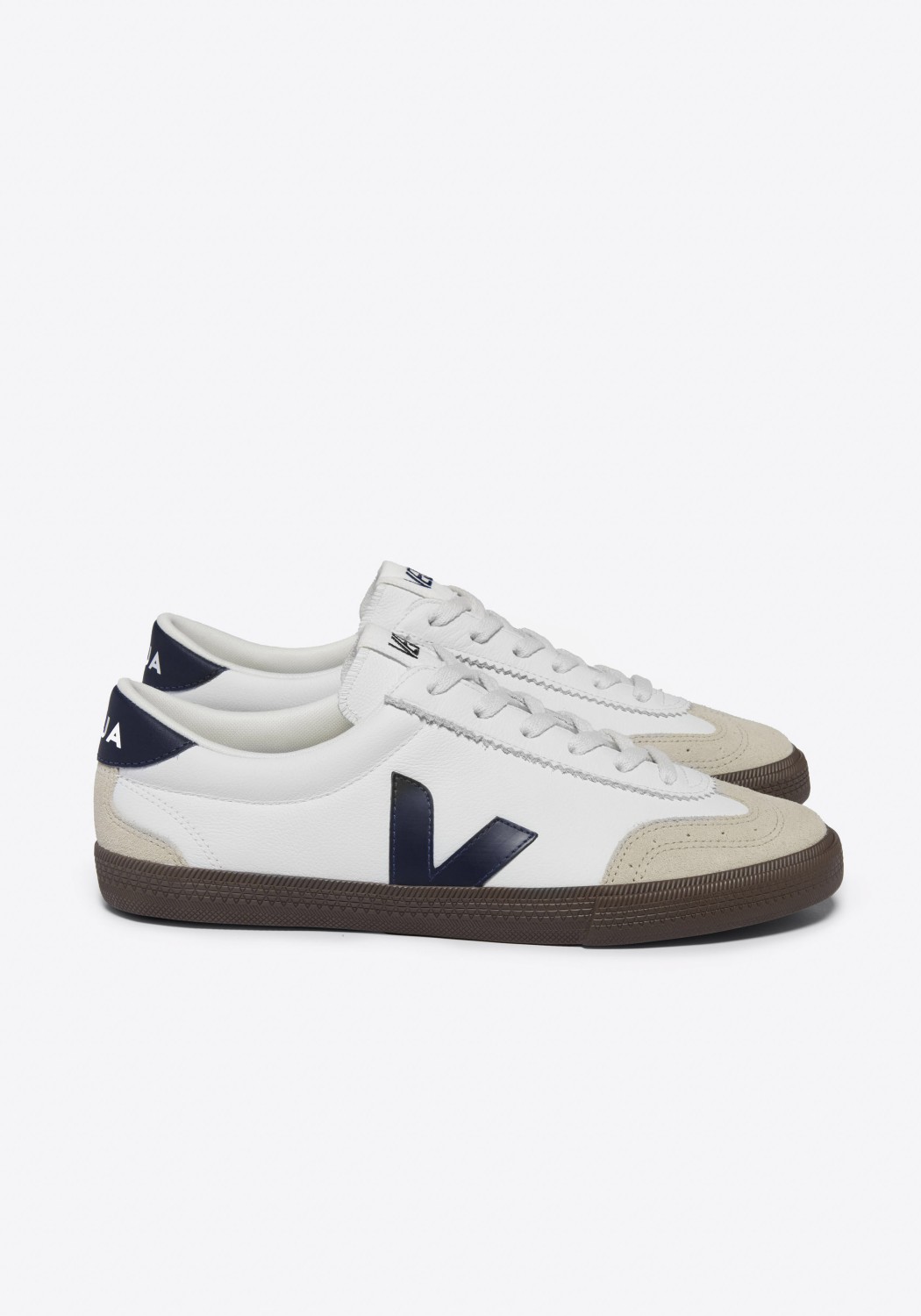Veja Sneaker Volley O.T. Leather White Nautico Bark