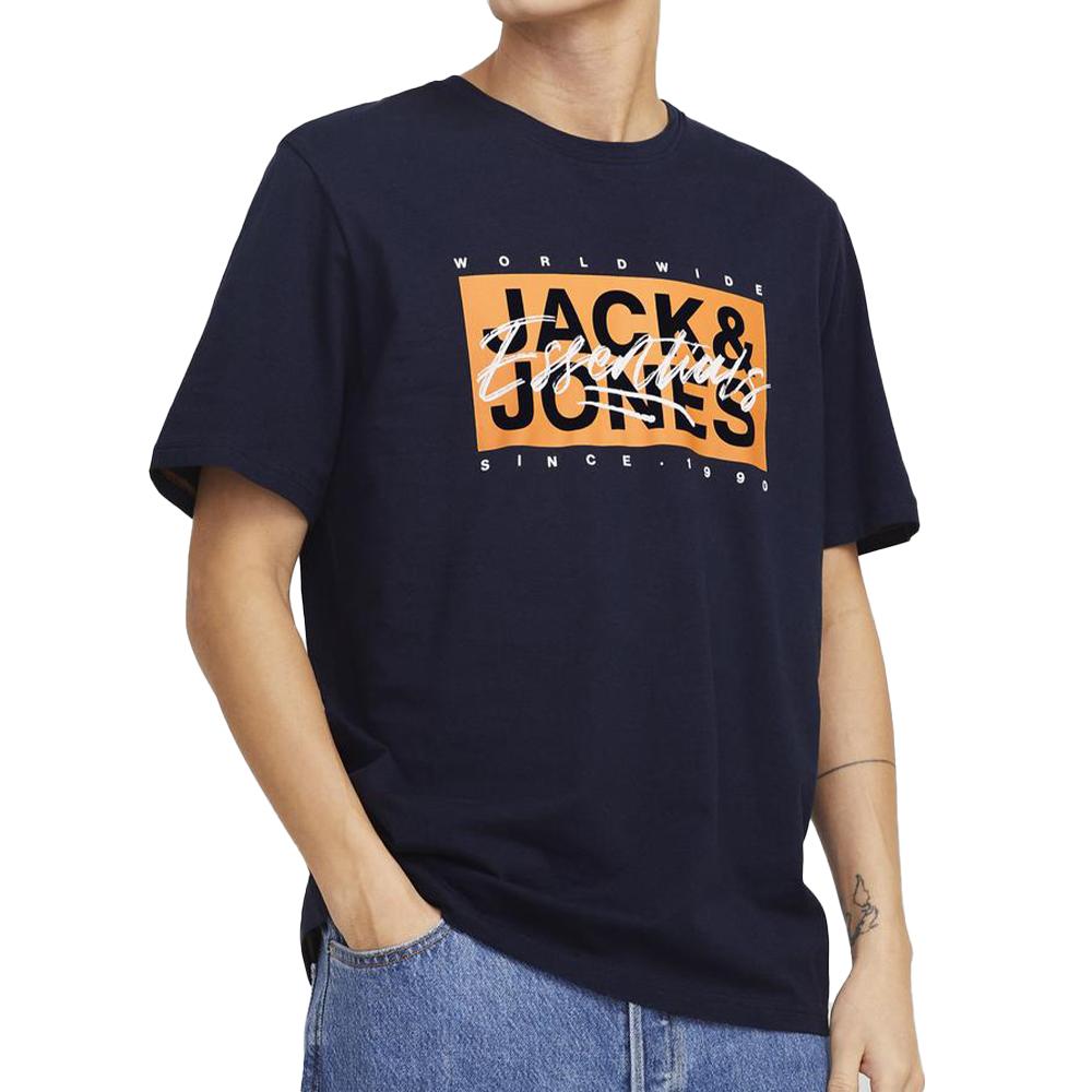 Jack & Jones T-shirt Marine Homme Jack & Jones Colton