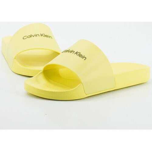 Calvin Klein Jeans - CHANCLASPOOL SLIDE RUBBER AMARILLO Amarillo