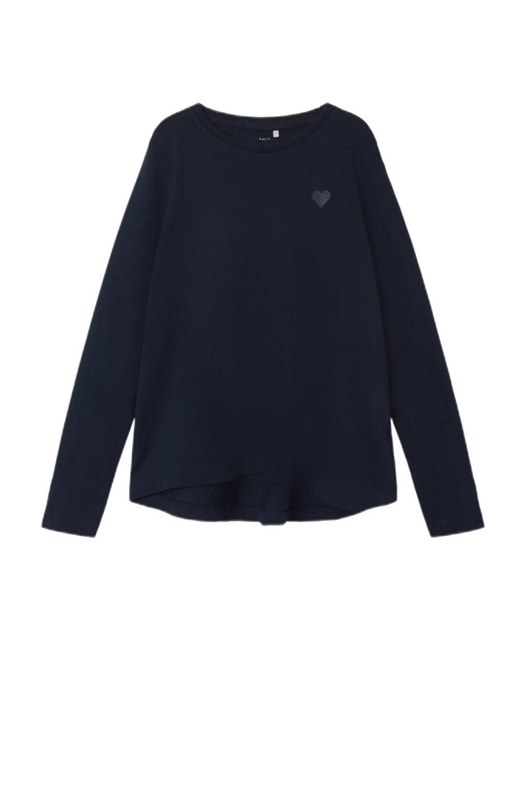 NAME IT longsleeve NKFVIOLINE donkerblauw