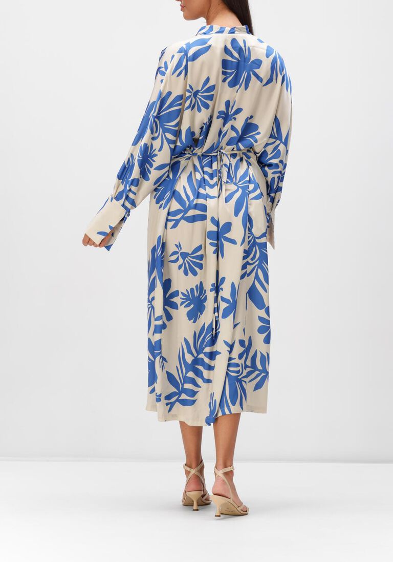 creme japan tky midi jurk kirari dessin