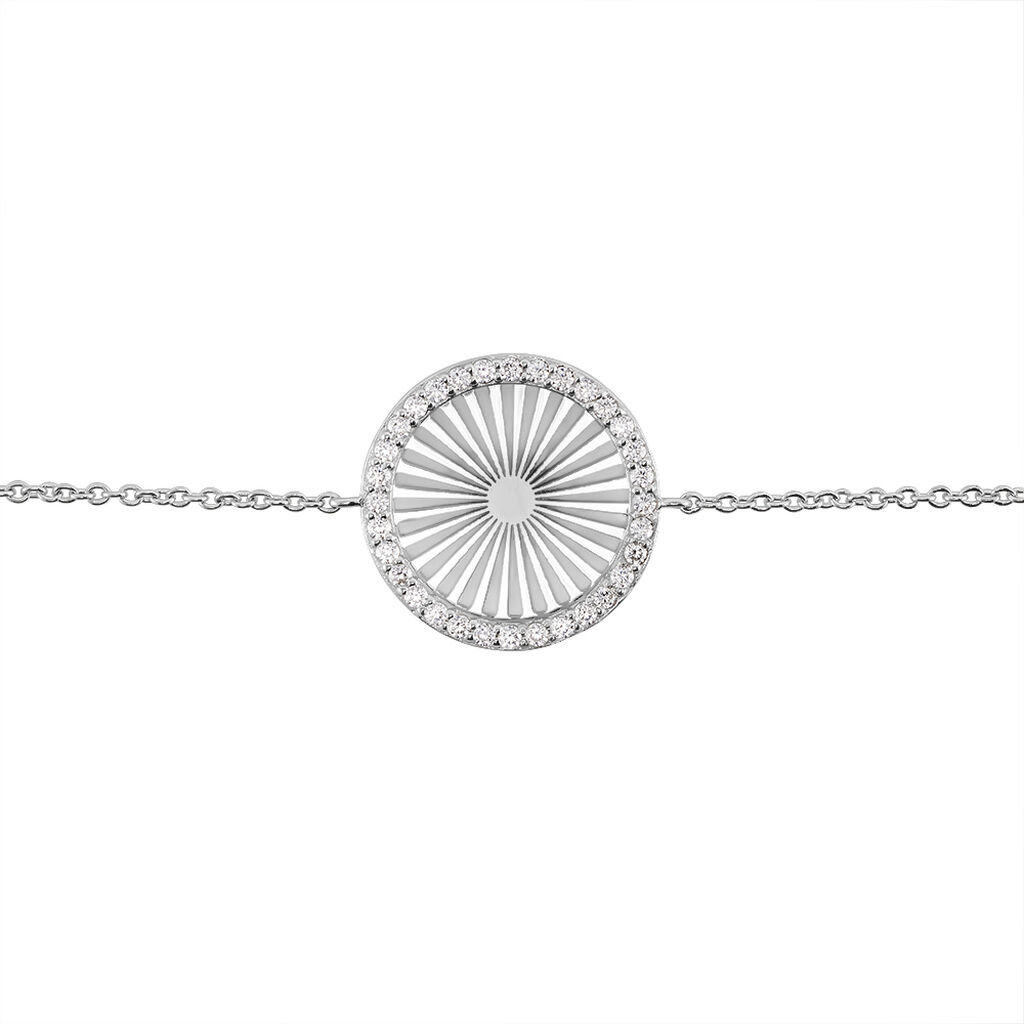 Bracelet Feliz Argent Blanc Oxyde De Zirconium
