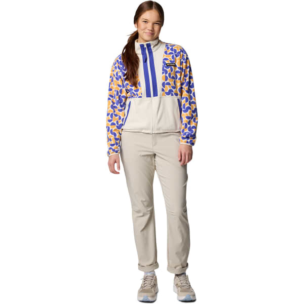 Veste polaire COLUMBIA BACKBOWL II PRINTED FULL ZIP FLEECE W SUNSTONE RETROSCAPE PRINT/CHALK