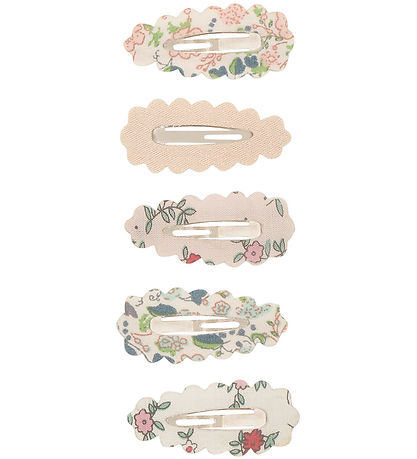 Mimi & Lula Haarspange - 5er-Pack - 4 cm - Gewellt Floral Fl