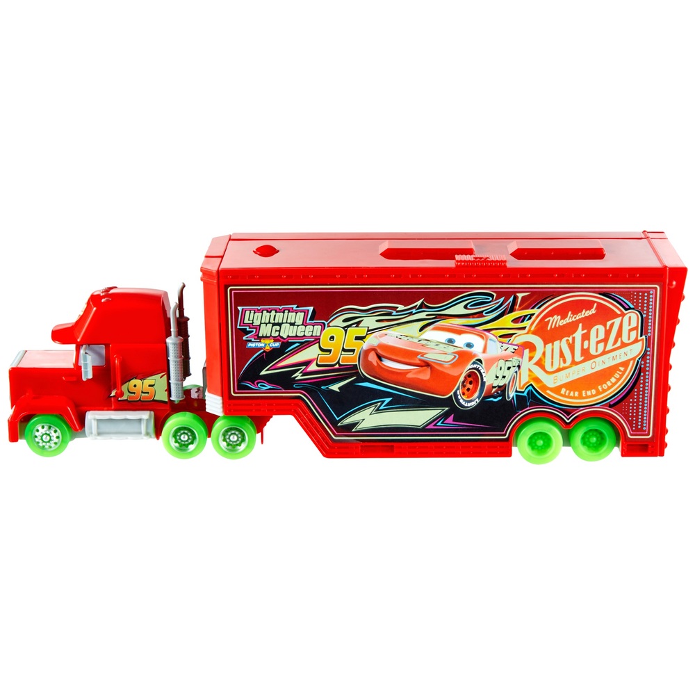 Pixars Cars Glow Racers Verwandlungs-Mack-Spielset