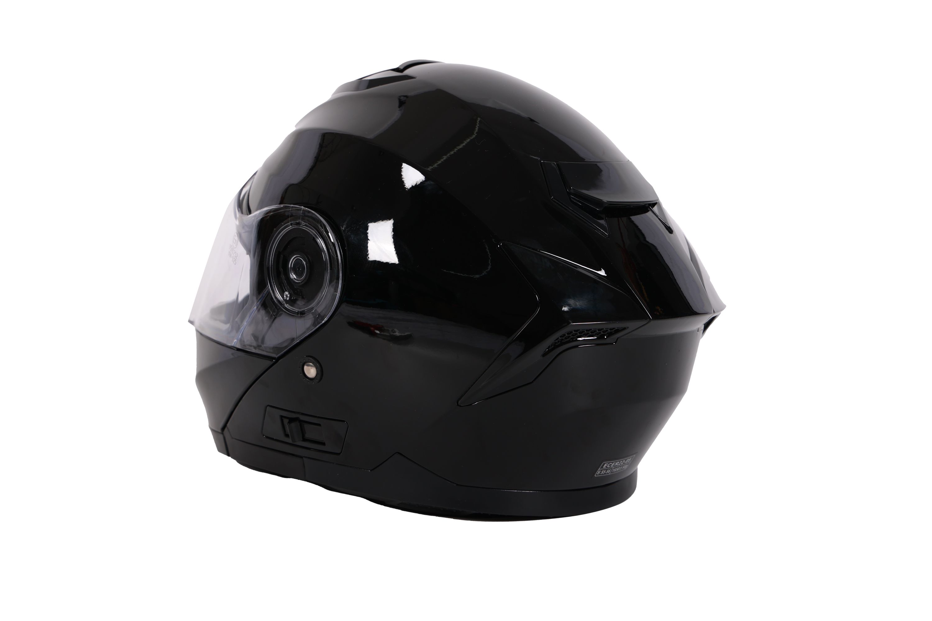Motorrad Klapphelm schwarz Grösse 57/58