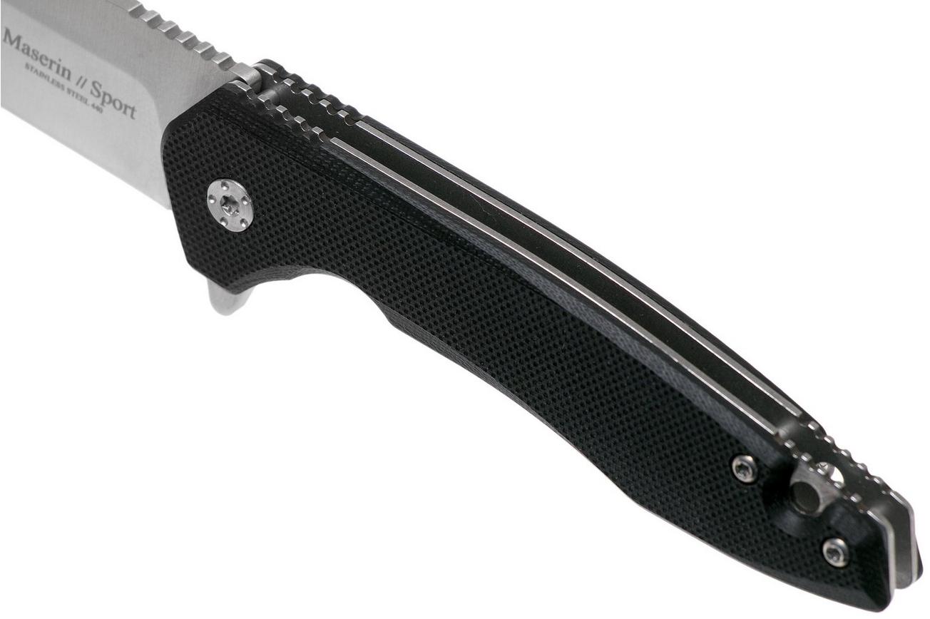 Maserin Sport 3 46003G10N Black G10 zakmes