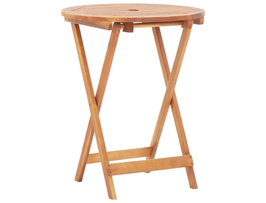 VIDAXL - Ensemble table et chaises Ensemble de bistro 3 pcs beige polypropylène et bois massif