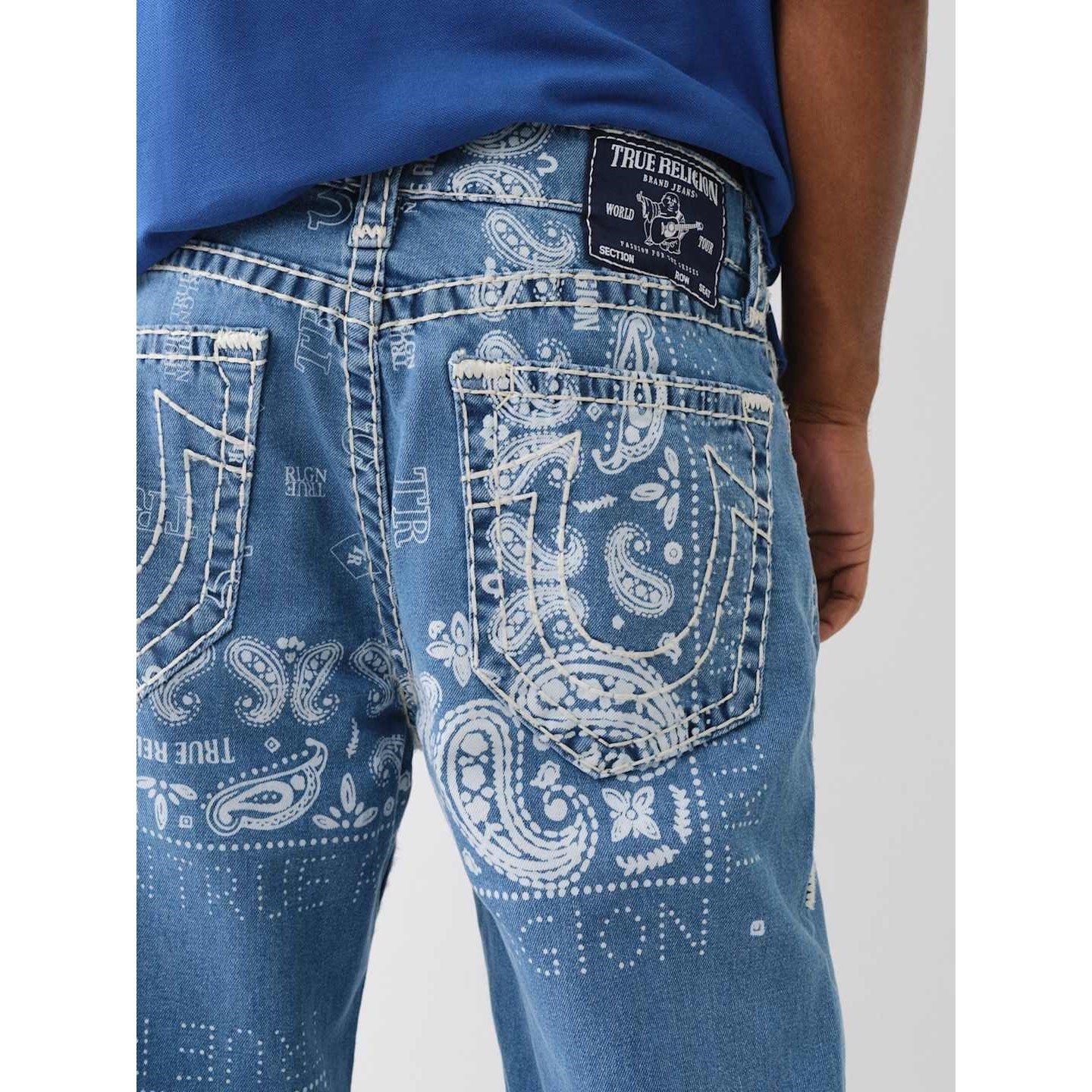 True Religion TR Bobby Bandana Jeans Mens