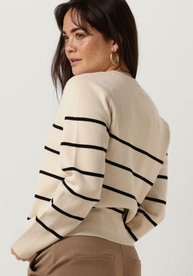 SELECTED FEMME beige selected femme trui slfliva ls knit o-neck