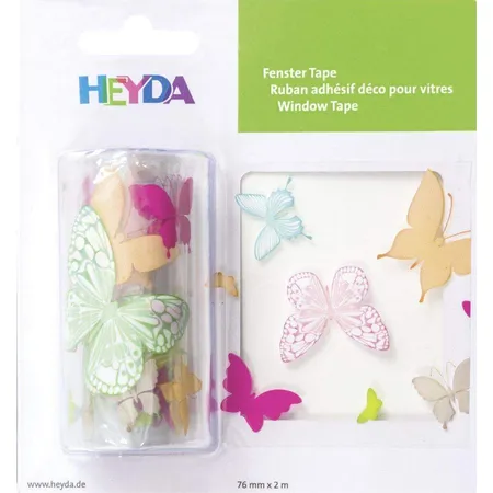 Heyda Fenster Tape Schmetterlinge, 2m