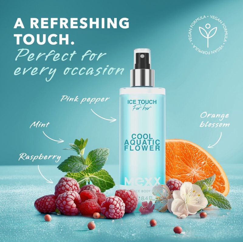MEXX - Ice Touch - Body Mist - Bloemig - Fruitig