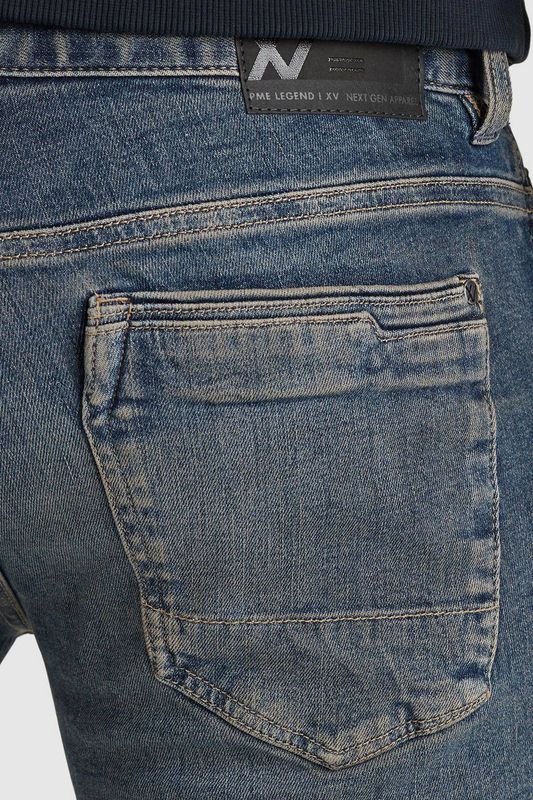 PME Legend - XV - Heren Jeans - Bleekwassing - Slim Fit