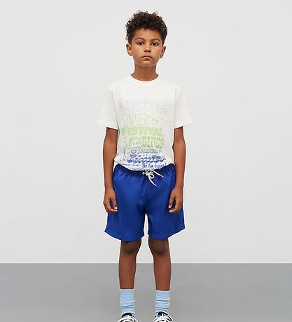 Mads Nørgaard T-Shirt - Bedruckt Thorlino - Snow White/Festival