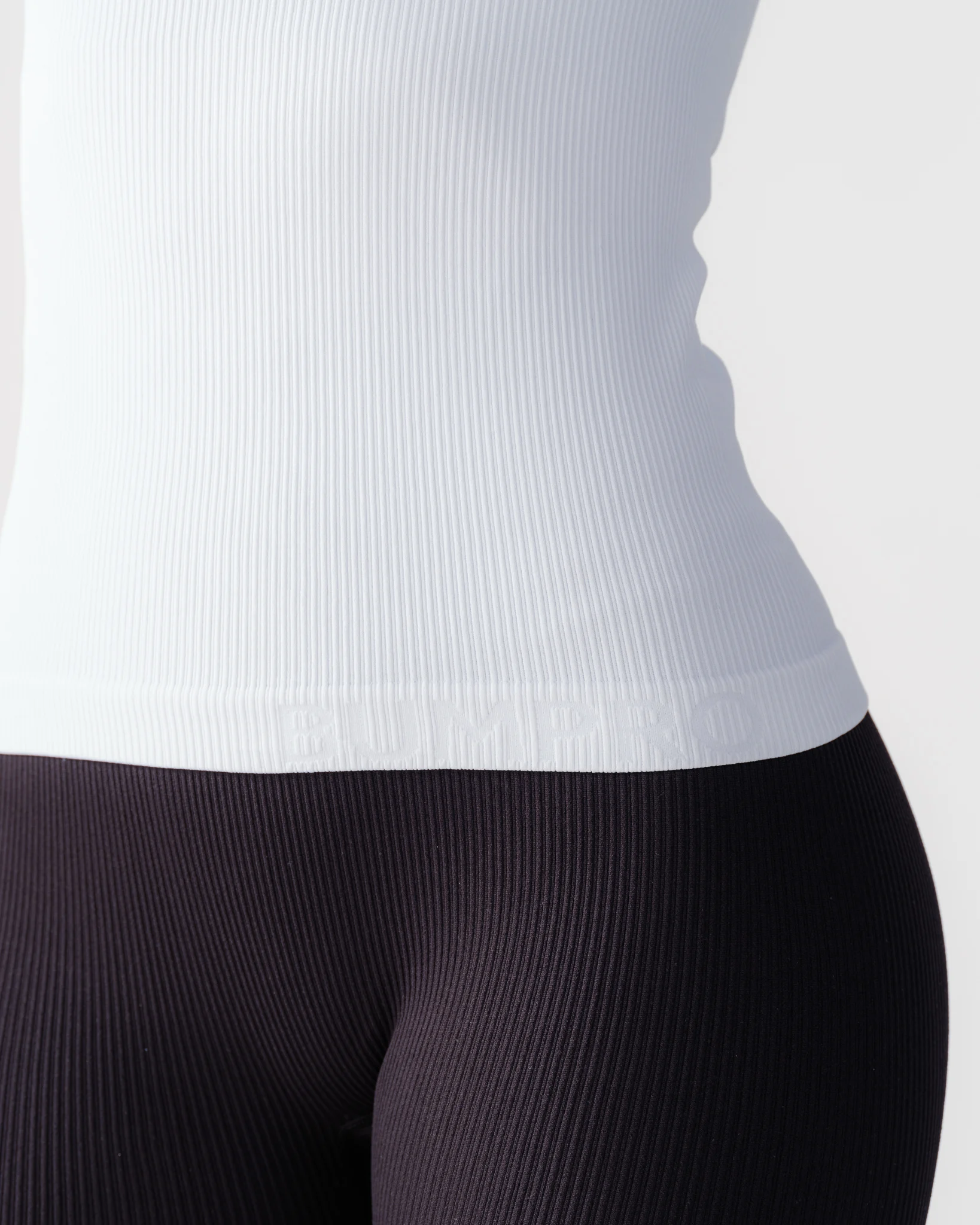 Bumpro Perfect Rib Sweatshirt White