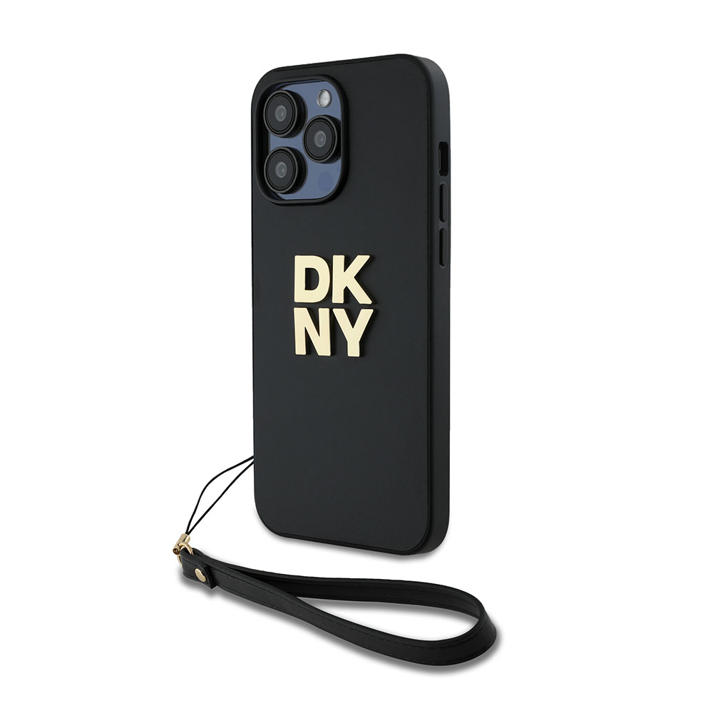 iPhone 14 Pro Max Hybrid Hardcase Hülle Stock Logo   Handschlaufe (DKHCP14XPBSWSK) - Schwarz