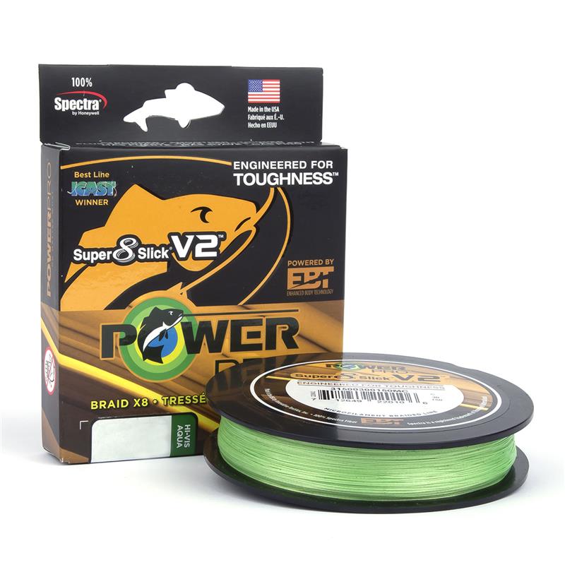 Tresse Power Pro Sup 8 Slick V2 - 275M - Aqua Green