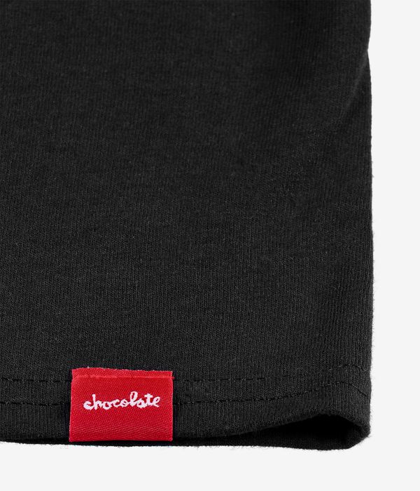 Chocolate Script Square T-Shirt (black)