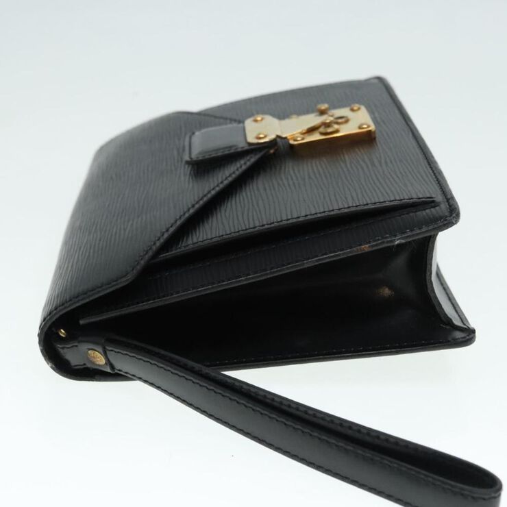 Louis Vuitton Vintage Louis Vuitton Clutch Black