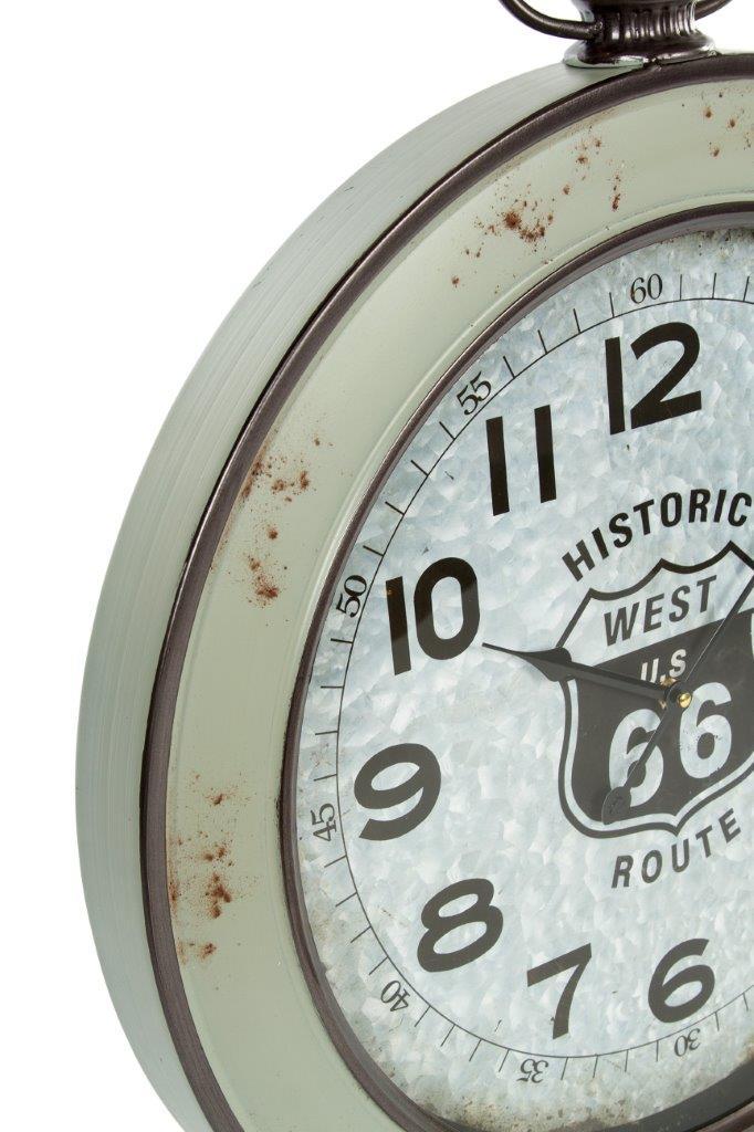 Wanduhr WACLAW - grau-silber - 70 cm