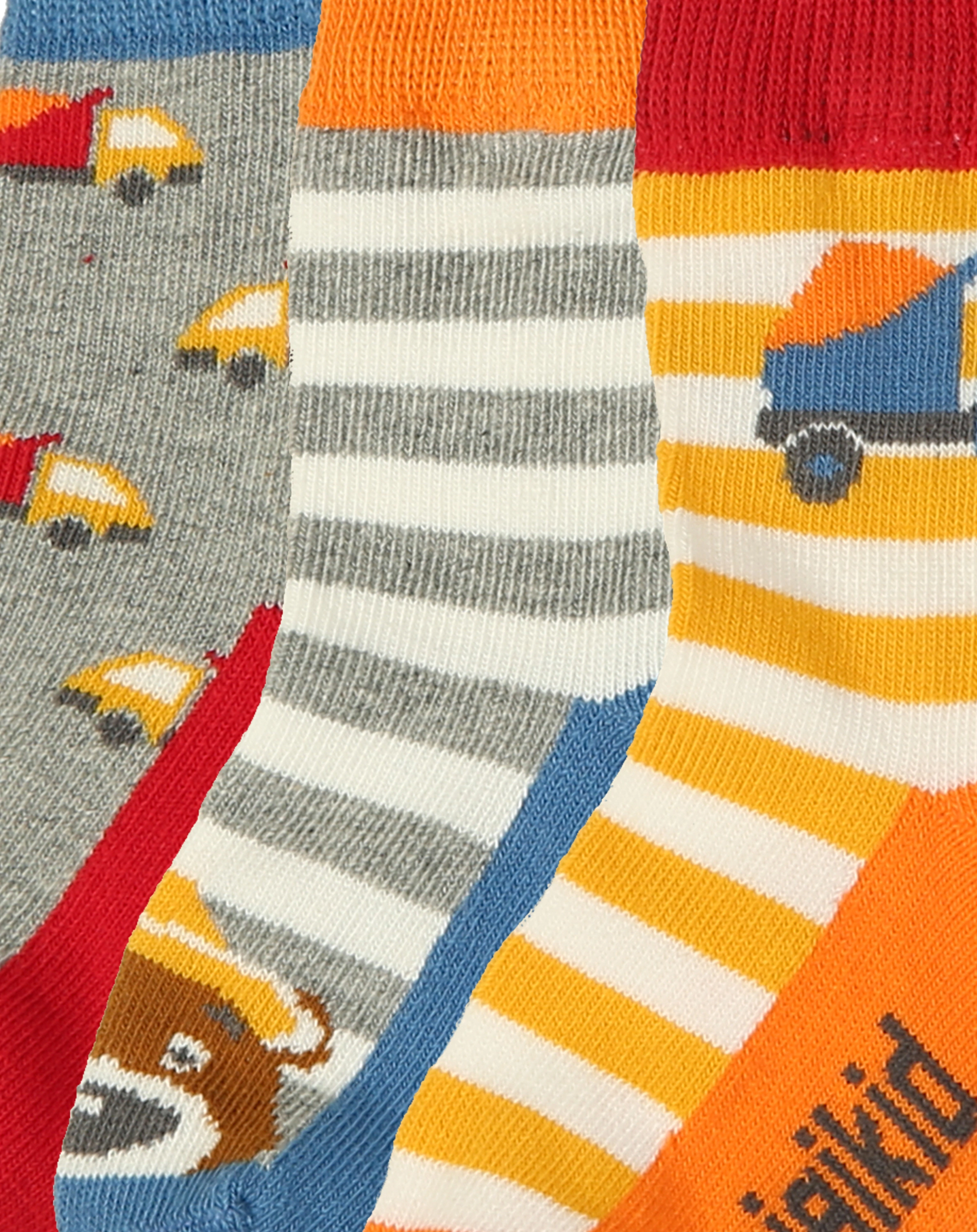Strümpfe CONSTRUCTION 3er Pack in bunt