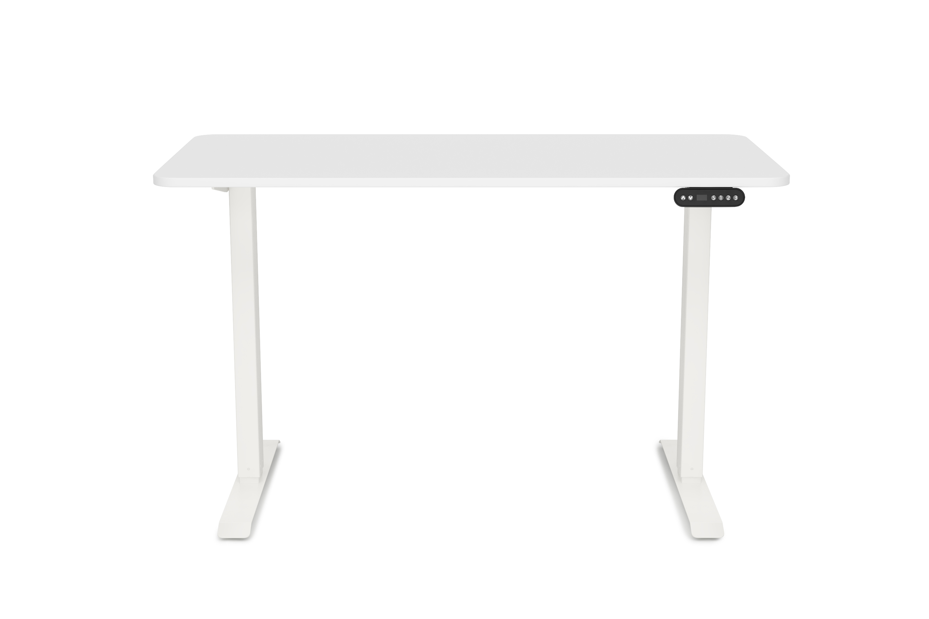 Stehpult elektrisch BASIC weiss 120 x 60 cm
