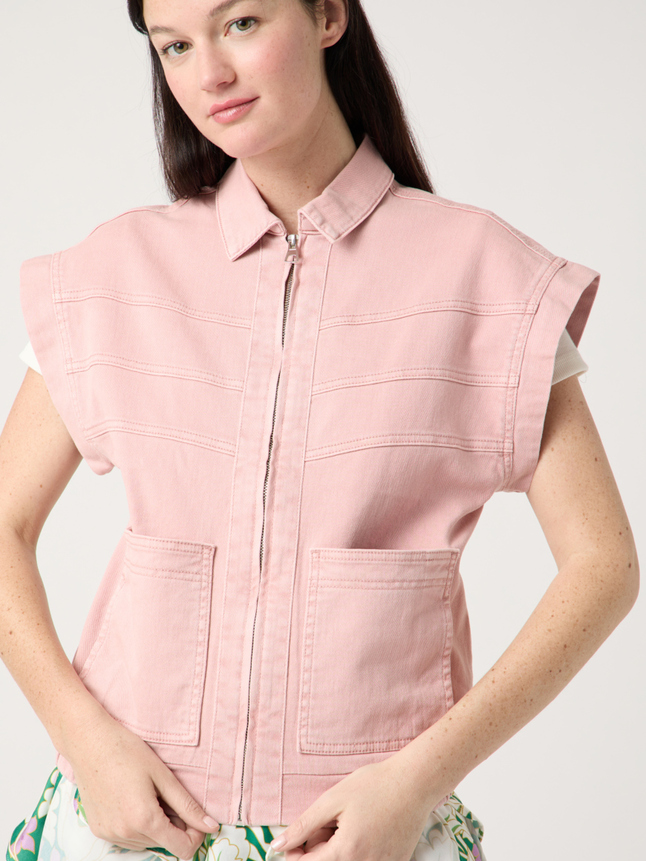 Veste manches courtes