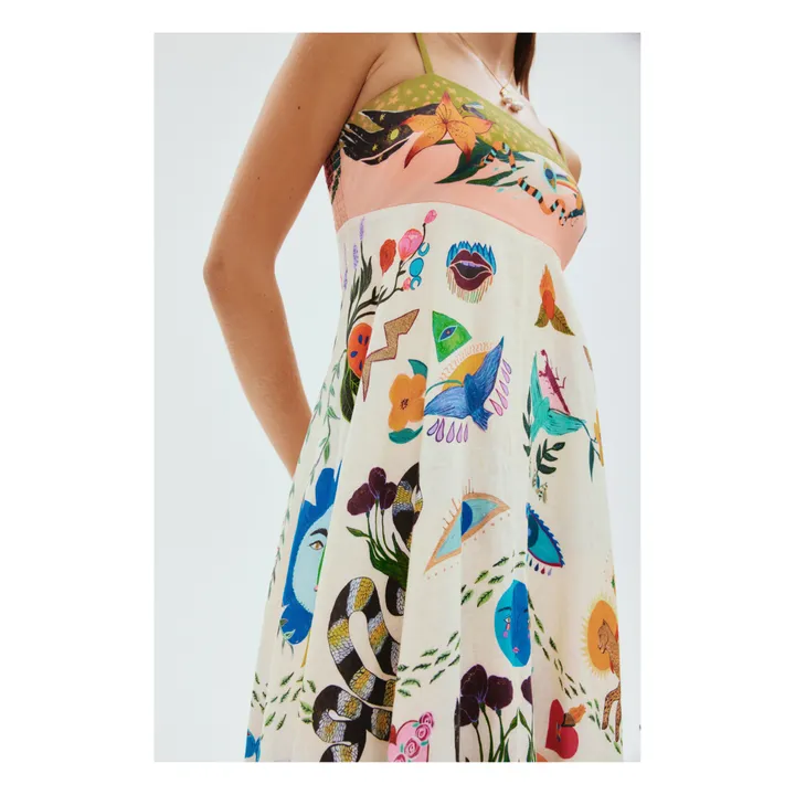 Alémais Robe Evergreen Lin | Crème