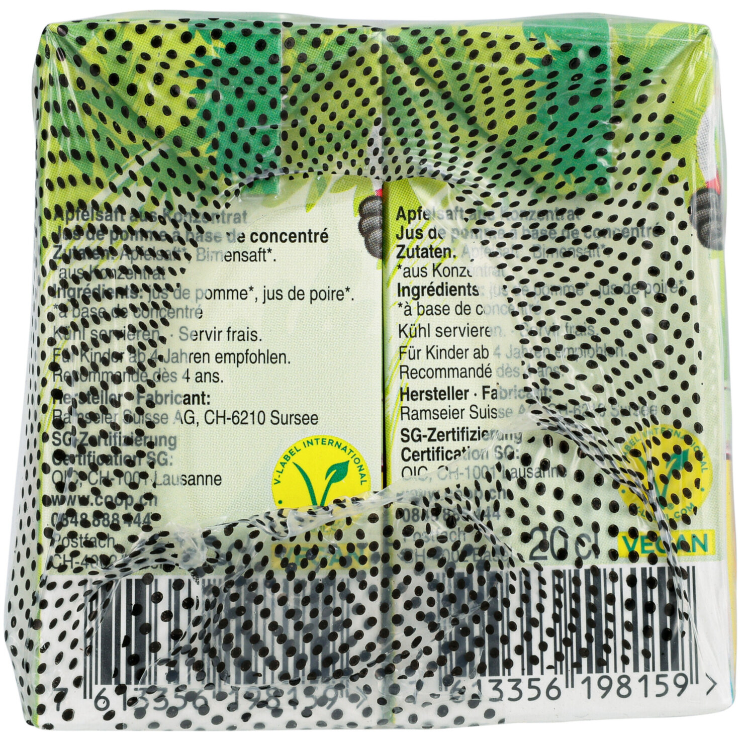JaMaDu Apfelsaft 4x20cl -80cl