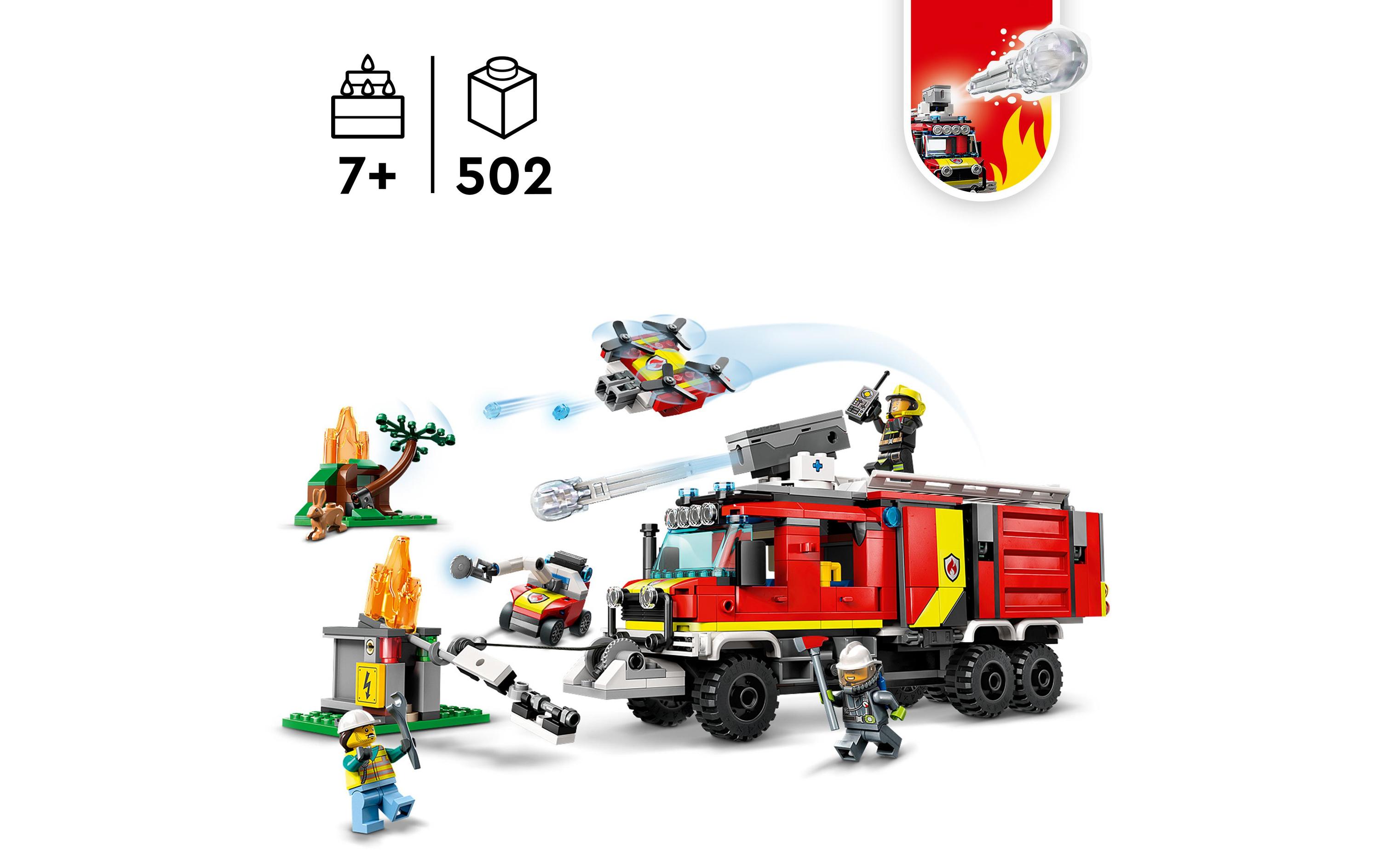 City Einsatzleitwagen der Feuerwehr 60374Feuerwehr-Spielset